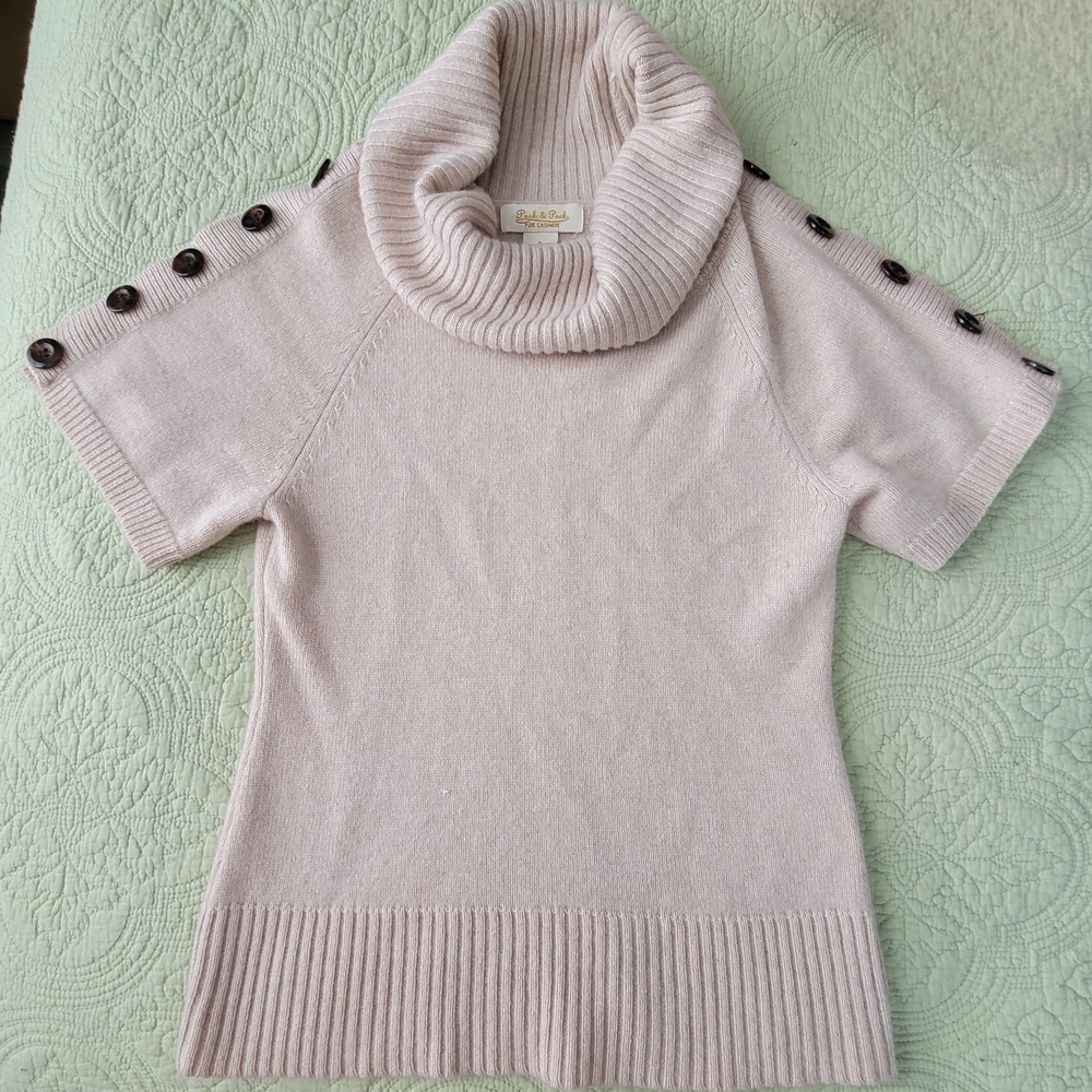 Elegant Cream Sweater with Button Detail